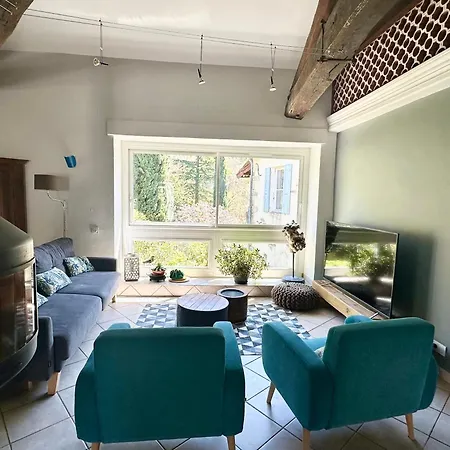 Batîsse Le Moulinage Du Luol Avec Parc Arboré Saint-Privat (Ardeche)