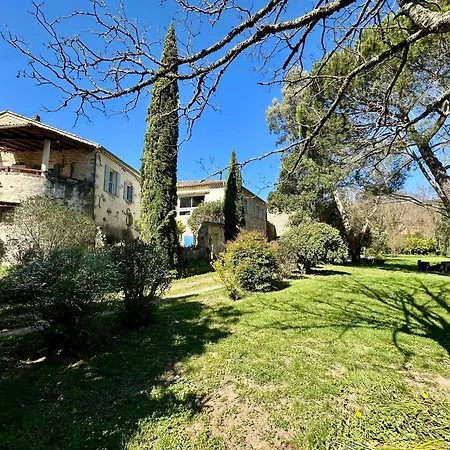Batisse Le Moulinage Du Luol Avec Parc Arbore * Saint-Privat (Ardeche)